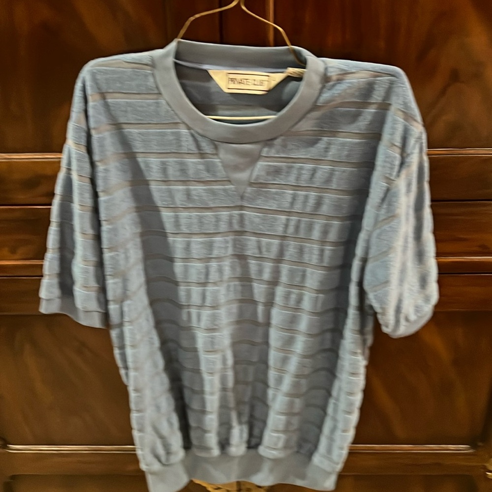 Private Club large old school vintage retro style short sleeve badass shirt